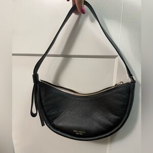 Kate spade black half moon bag